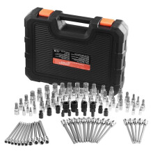 Sechskant-Nuss-Spiel-Duoku-107 Teile-Torx, Außentorx, SAE und metrisch, Antriebe 1/4, 3/8 und 1/2 Zoll