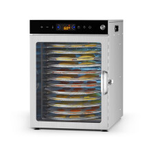 Disidratatore Alimentare - DUOKU - H12 - Acciaio Inossidabile - 12 Vassoi - 800 W - Temperatura Regolabile