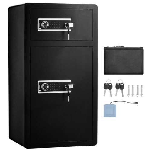 Casseforte - DUOKU - SS-900SM - 7,2 pi³ - Serratura a Chiave e Codice - Ignifugo