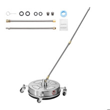 Limpiador de Superficie a Presión - DUOKU - 14" - Acero Inoxidable - 4 000 PSI máx - 2 Boquillas de Pulverización