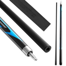 Queue de Billard - DUOKU - 1 Peça - 1473,2 mm - Fibra de Carbono - Bordo