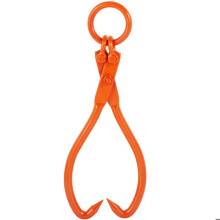 Pinza de Desahogo de Troncos de 18 pulgadas-Duoku-Capacidad de 772 lb/350 kg-Pinza de Elevación de Troncos de Acero de 2 Garfios