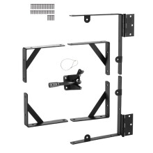 Suporte de Ângulo de Portal-Duoku-Kit de Ferragem de Quadro Anti-afundamento com Fechadura de Latch-para Abrigo de Jardim