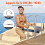 Rampa de Piscina - DUOKU - 36 x 13 polegadas - Alumínio - Capacidade 220 lb - Cinza prateado 4