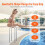 Rampa de Piscina - DUOKU - 36 x 13 polegadas - Alumínio - Capacidade 220 lb - Cinza prateado 6