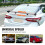Aileron de Carro 43,3 polegadas-Duoku-Ala Traseira Universal Ajustável em Alumínio-para Corrida BGW/JDM Drift-Design Preto Elegante 3