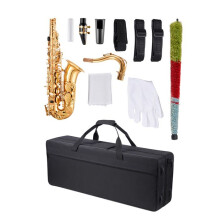 Tenorsaxofoon - DUOKU - JTAS-401 - Duurzaam Messing - Transportkoffer - Beginners