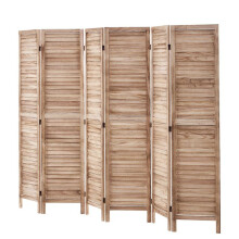 Erotta seinä - DUOKU - SS-004-6P-NA - 6 paneelia - Korkeus 1700 mm - Paulowniapuu