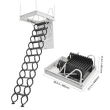 Klappbare Dachleiter-Duoku-Ladefähigkeit 299,4 kg-geeignet für eine Installationshöhe von 2,6 bis 2,85 m
