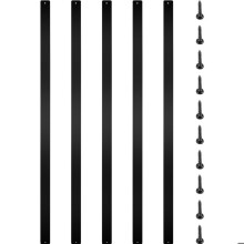 Balustri da Terrazza - DUOKU - Lotto di 76 - Alluminio - 29,5 po - Nero