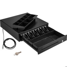Kassalade-Duoku-16 po-12V-5 Biljetten en 8 Munten-voor POS-systeem-Afneembaar Muntcompartiment-2 Sleutels-RJ11/RJ12 Kabel