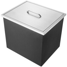 Glacière Commerciale - DUOKU - 21"L x 17"l x 18"H - Acier Inoxydable - 77,9 L - Isolation 24H