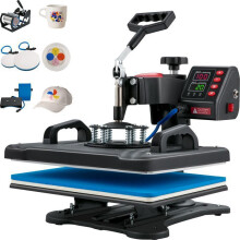 Hittepers 5 in 1-Duoku-29 x 38 cm-Sublimatie Transfer Printer met Klep-Snelle Verwarming-Nauwkeurige Controle