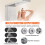 Panneau de Douche - DUOKU - 8039FL - 6 Modes - LED - 4 Jets de Massage 4