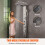 Panneau de Douche - DUOKU - 8039FL - 6 Modes - LED - 4 Jets de Massage 3