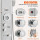 Panneau de Douche - DUOKU - 8039FL - 6 Modes - LED - 4 Jets de Massage 2