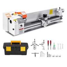 Torreta de Metales de Banco Rosca Eléctrica-Duoku-220 x 1000 mm-Alimentación Automática 2500 rpm 1250 W Motor Sin Escobillas
