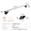Barra Transversal - DUOKU - HJ-RB021 - Alumínio - Capacidade 90 kg - 52 polegadas 2