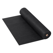 Geokangas - DUOKU - 4x100FT - 8OZ - Kestävä maapeite - Eri rikkaruohoja vastaan - Musta
