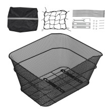 Panier Arrière de Vélo - DUOKU - TX-SS-04 - Métal - 390 x 310 x 210 mm - Capacité 22 kg