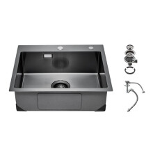 Fregadero de Cocina - DUOKU - T684519RB0 - Acero Inoxidable 304 - 1 Cubeta - Rectangular 68 cm