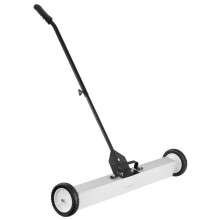 Balayeuse Magnétique Roulante-Duoku-55 lb-24 po-Type Poussoir-avec Roues-Poignée Télescopique