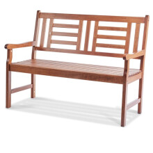 Tuinbank - DUOKU - YQ-128 - Hout - Capaciteit 318 kg - 3 Personen