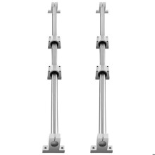Ensemble de Rails Guidage Linéaires-Duoku-SFC16 1000 mm-2 Rails de 39,4 po-4 Blocs Coulissants-4 Supports de Rail