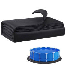 Tappetino per Piscina - DUOKU - 835 cm - Rotondo - Tessuto geotessile - 180 g/m²