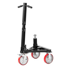 Carrello Dolly-Duoku-capacità di carico della linguetta di 1587 kg-altezza regolabile da 18 a 22 pollici-con sfera di traino da 2 pollici