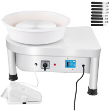 Torno de Alfarero-Duoku-25 cm 280W-Máquina de Formado de Cerámica Eléctrica con Pedal-para manualidades en Arcilla DIY