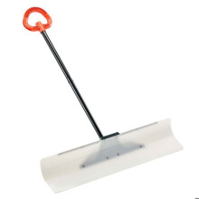 Pá de Neve 91,5 cm com Cabo Ergonômico-Duoku-Lâmina em Plástico PEHD-Cabo Segmentado-Ideal para Desobstruir Calçadas