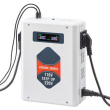 Transformador de Tensão - DUOKU - HYDXMG-2000VA - 2000 VA - 2 Tomadas Européias - Porta USB