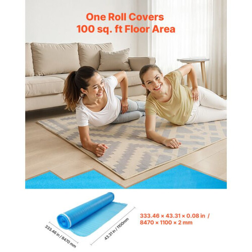 Capa base para Parquet - DUOKU - EPE20-2 - 27,9 m² - Espesor 2 mm - Impermeable 2