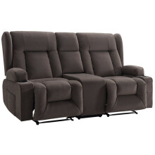Sähkösäätöinen sohva - DUOKU - 2 paikkaa - Lämmitys - Hieronta - Kangas