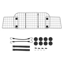 Barreras de Coche para Perros-Duoku-93 a 152 cm-Separador para Mascotas de Rejilla Metálica Resistente