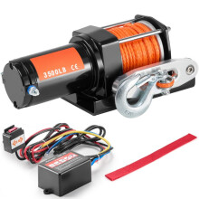 Guincho Elétrico-Duoku-12 V CC-3500 lb-Reboque VTT/UTV-Corda 39 pi-Guias-Estanqueidade IP55-Controle Remoto Com Fio-para Barco