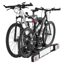Suporte de bicicletas - DUOKU - JH803 - Dobrável e Trancável - 2 Bicicletas - Receptor de 5 cm