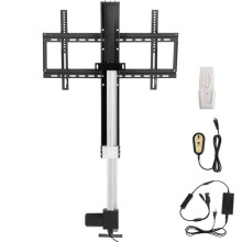 Suporte para TV em Pé para Televisores de 26-60 polegadas - DUOKU - Altura Ajustável - Suporte Elevador Motorizado - Capacidade 60 kg - Preto