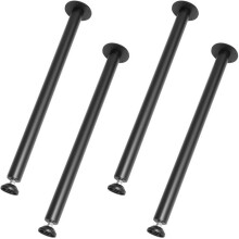 Pieds de Bureau Réglables - DUOKU - 762 mm - Acier Robuste - Charge 544 kg - Lot de 4