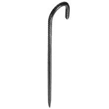 Estacas de Armadura - DUOKU - Conjunto de 16 - Aço Galvanizado - Gancho em J - Diâmetro 10 mm