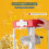 Machine à Pop-corn - DUOKU - 6077 - 480 W - 4 oz - Style Cinéma - Rouge 6