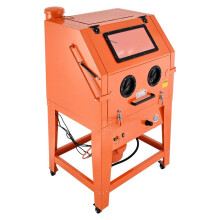 Cabina de Sandblasting de 926 L sobre Ruedas-Duoku-con Tolva de 121 L-Depósito a Presión-Sistema de Recolección de Polvo
