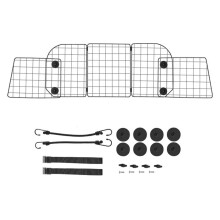 Barrera de Coche para Perro-Duoku-97,5 a 156 cm-Separador de Maletero Ajustable-Universal-Compatible con Rejillas de Separación