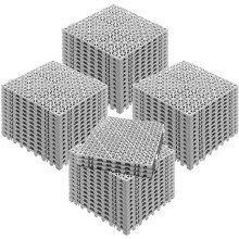 Cojín Modular Encajable-Duoku- Juego de 55 Alfombrillas- 30 x 30 cm- Antideslizantes- PVC Flexible- con Agujeros de Drenaje