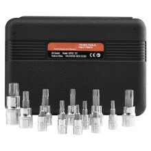 Torx Dopsleutelset-Duoku-13 Stukken-T8-T60, S2 Legering en Cr-V Staal, voor Monteurs en Automonteurs