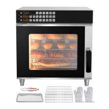 Konvektionsofen - DUOKU - FD-68DE - 58 L - 2800 W - Edelstahl
