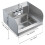 Pia Comercial - DUOKU - HS-17 - 17x12,8 Polegadas - Aço Inoxidável - 1 Cubo 2