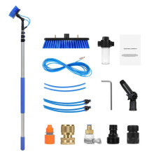 Kit de Perche Alimentée en Eau-Duoku-Perche de Nettoyage de Panneau Solaire de 6 m-avec Poignée Extensible