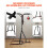 Support de Sac de Boxe - DUOKU - Acier Robuste - Charge Max 140 lb - Autoportant - Noir 6